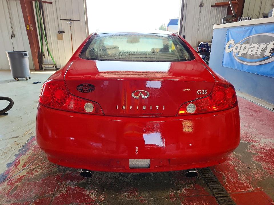 2003 Infiniti G35 VIN JNKCV54EX3M202972 COPART salvage auction — FRONT END, PA - CERTIFICATE OF SALVAGE, sold $200 on 2026-07-27 (photo 6)
