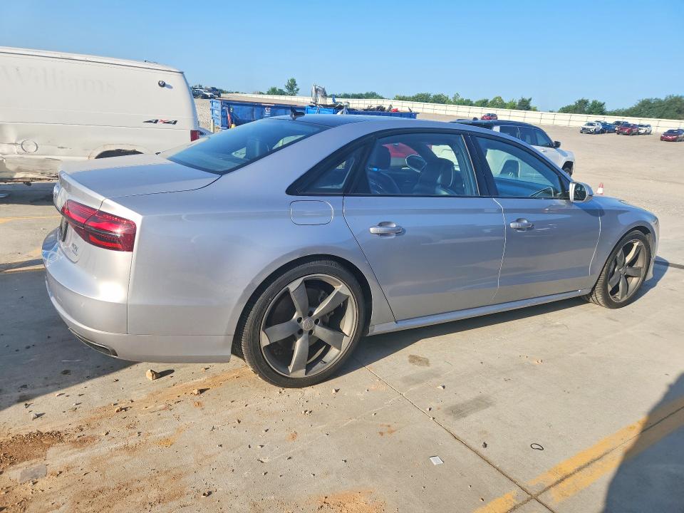 2017 Audi A8 VIN WAU43AFD0HN017644 COPART salvage auction — FRONT END, Ky - Cert Of Title-Salvage, sold $13,100 on 2026-08-06 (photo 3)