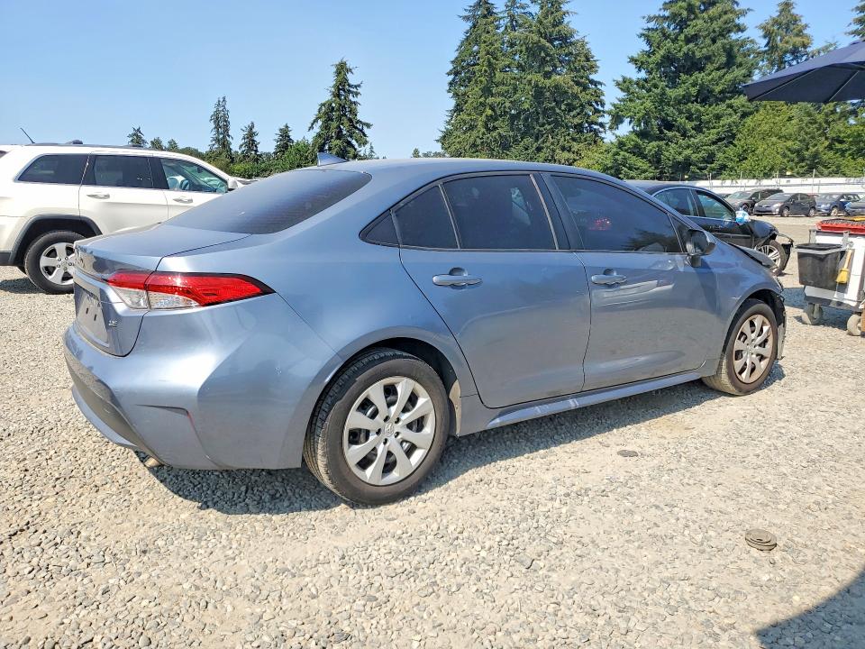 2020 Toyota Corolla VIN JTDEPRAE7LJ051316 COPART salvage auction — FRONT END, Wa - Bill Of Sale, sold $175 on 2026-07-24 (photo 3)