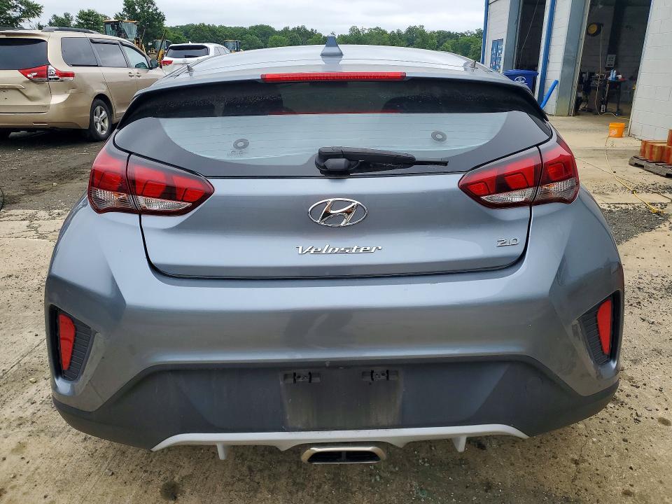 2019 Hyundai Veloster VIN KMHTG6AF1KU017962 COPART salvage auction — UNDERCARRIAGE, Nj - Cert Of Title-Salvage, sold $2,100 on 2026-07-22 (photo 6)