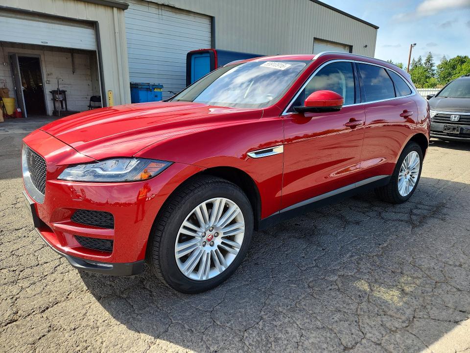 2019 Jaguar F-pace VIN SADCN2GX0KA366930 COPART salvage auction — MECHANICAL, Or - Certificate Of Title, sold $4,550 on 2026-07-18 (photo 1)