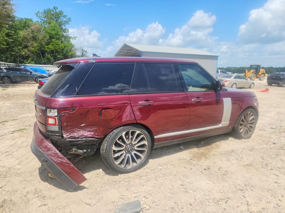 2016 Land rover RANGE ROVER VIN SALGV2EF2GA271454 COPART salvage auction — REAR END, FL - CERT OF TITLE SLVG REBUILDABLE, sold $6,500 on 2026-08-19 (photo 3)