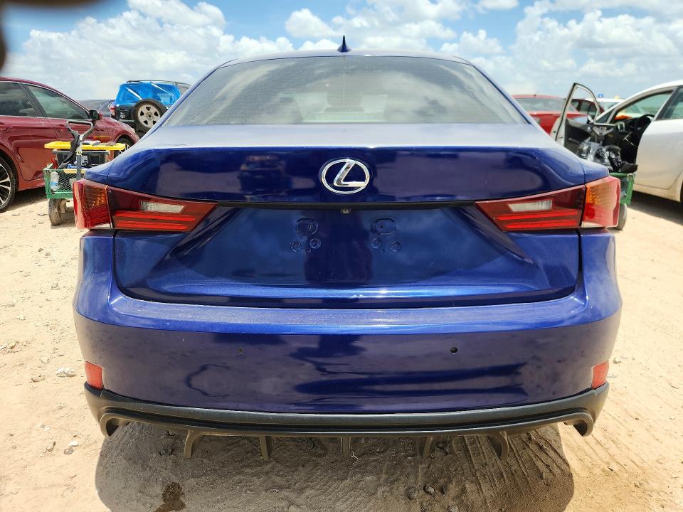 2018 Lexus Is VIN JTHBA1D27J5083680 COPART salvage auction — FRONT END, Tx - Cert Of Title-Rebuilt Salvage, sold $6,500 on 2026-07-23 (photo 6)