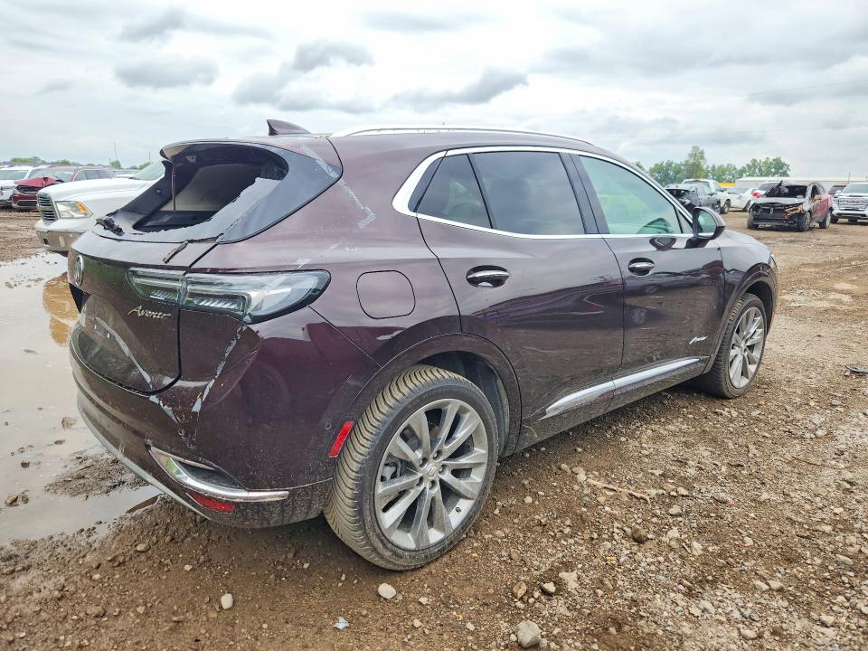 2022 Buick Envision VIN LRBFZSR4XND058410 COPART salvage auction — ROOF, Mi - Certificate Of Title, sold $10,200 on 2026-09-02 (photo 3)