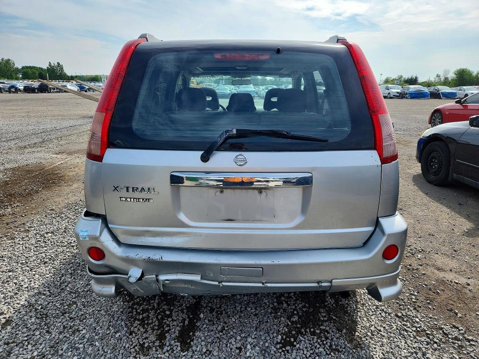 2006 Nissan X-trail VIN JN8BT08V76W203249 COPART salvage auction — REAR END, ON - PERMIT NO BRAND - UNFIT, sold $325 on 2026-07-23 (photo 6)