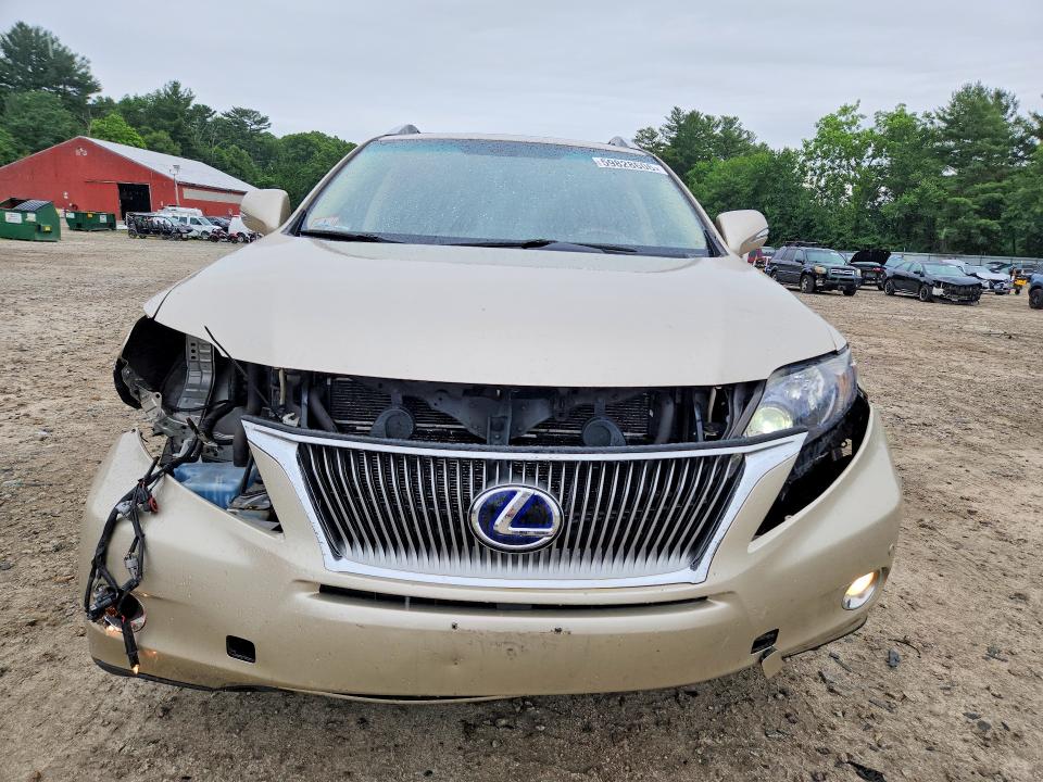 2011 Lexus Rx 450h VIN JTJBC1BA2B2420701 COPART salvage auction — FRONT END, MA - CERT OF TITLE-RECONSTRCTD COLL, sold $2,250 on 2026-07-13 (photo 5)