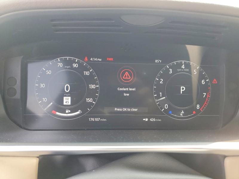 2018 Land rover RANGE ROVER VIN SALGS2SV0JA387733 COPART salvage auction — MECHANICAL, Oh - Certificate Of Title, sold $4,200 on 2026-07-30 (photo 9)