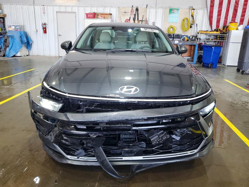 2026 Hyundai Sonata hybrid VIN KMHL24JJ5TA145681 COPART salvage auction — FRONT END, Co - Certificate Of Title (P), sold $7,000 on 2026-07-20 (photo 5)