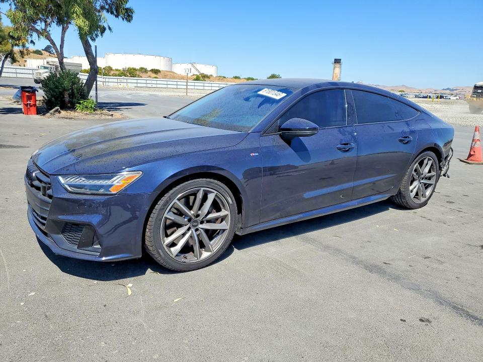 2021 Audi A7 VIN WAUVPBF24MN030954 COPART salvage auction — REAR END, CA - SALVAGE CERTIFICATE, sold $5,400 on 2026-07-29 (photo 1)