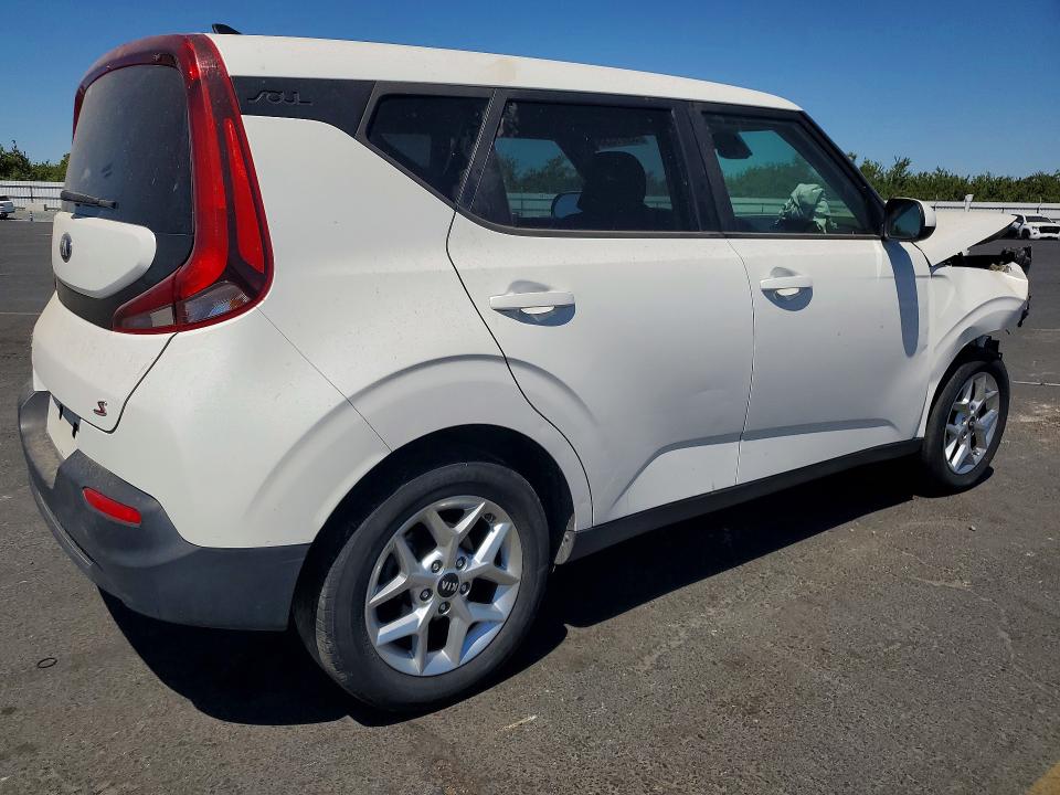 2020 Kia Soul VIN KNDJ23AU8L7028092 COPART salvage auction — FRONT END, Ca - Salvage Certificate, sold $1,650 on 2026-07-20 (photo 3)