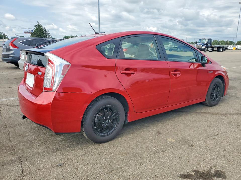 2014 Toyota Prius VIN JTDKN3DU8E0361282 COPART salvage auction — SIDE, Salvage Title, sold $100 on 2026-07-22 (photo 3)