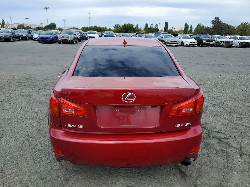 2008 Lexus Is 250 VIN JTHBK262485054888 COPART salvage auction — SIDE, CA - SALVAGE CERTIFICATE, sold $525 on 2026-07-31 (photo 6)