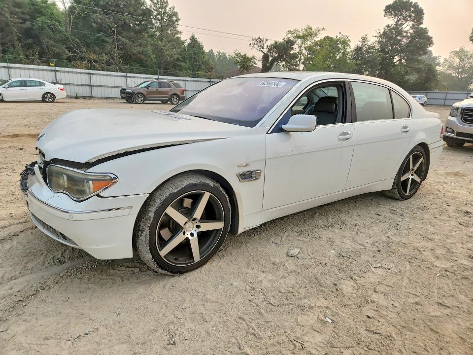2003 BMW 7er VIN WBAGN63443DR08429 COPART salvage auction — FRONT END, Va - Certificate Of Title, sold $100 on 2026-07-28 (photo 1)
