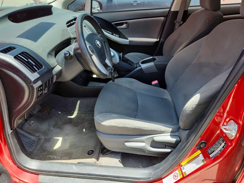 2012 Toyota Prius VIN JTDKN3DU3C1488853 COPART salvage auction — MINOR DENT/SCRATCHES, Tx - Certificate Of Title, sold $725 on 2026-07-30 (photo 7)