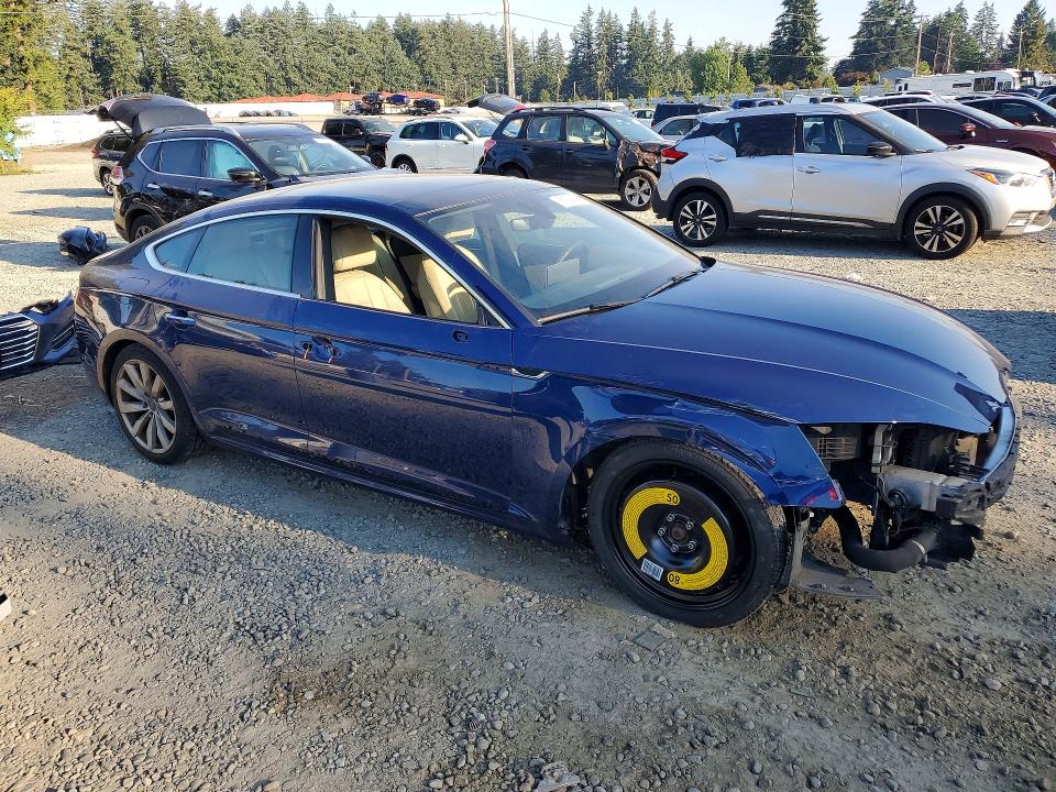 2018 Audi A5 VIN WAUBNCF58JA048420 COPART salvage auction — FRONT END, Wa - Bill Of Sale, sold $3,050 on 2026-07-31 (photo 4)