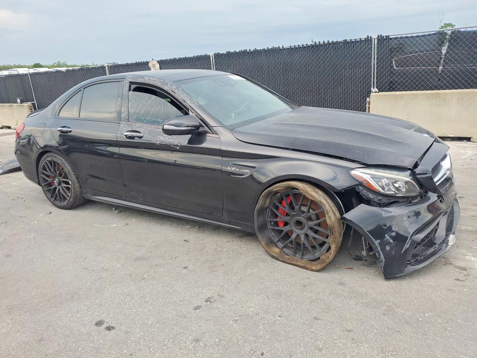 2016 Mercedes-benz C-klasse amg VIN 55SWF8HB1GU102365 COPART salvage auction — REAR END, Fl - Certificate Of Title, sold $10,800 on 2026-08-14 (photo 4)