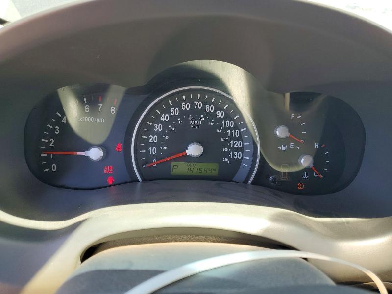 2009 Kia SEDONA VIN KNDMB233X96278573 COPART salvage auction — FRONT END, Nv - Salvage Title, sold $375 on 2026-07-30 (photo 9)