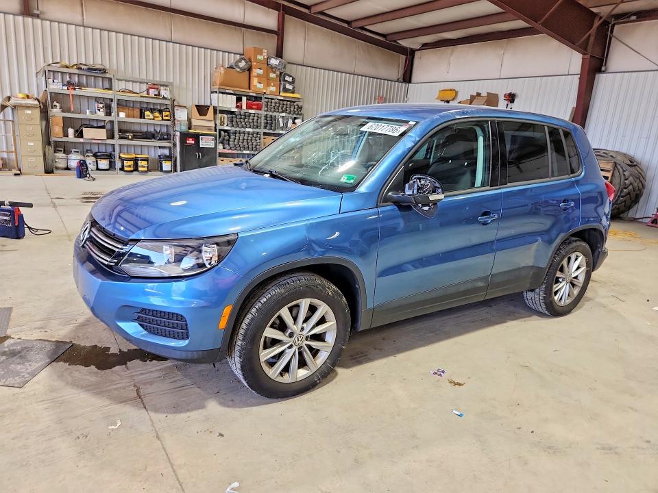 2018 Volkswagen Tiguan VIN WVGBV7AX9JK001762 COPART salvage auction — REAR END, Pa - Certificate Of Salvage, sold $2,050 on 2026-08-07 (photo 1)