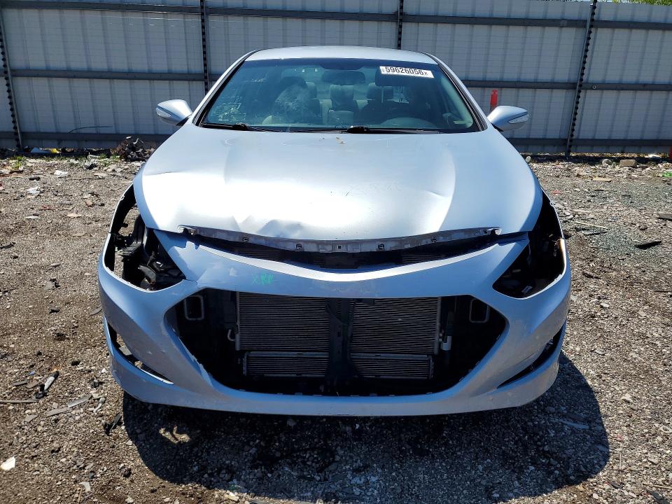 2013 Hyundai VIN KMHEC4A48DA099328 COPART salvage auction — FRONT END, Il - Salvage Certificate, sold $250 on 2026-07-29 (photo 5)