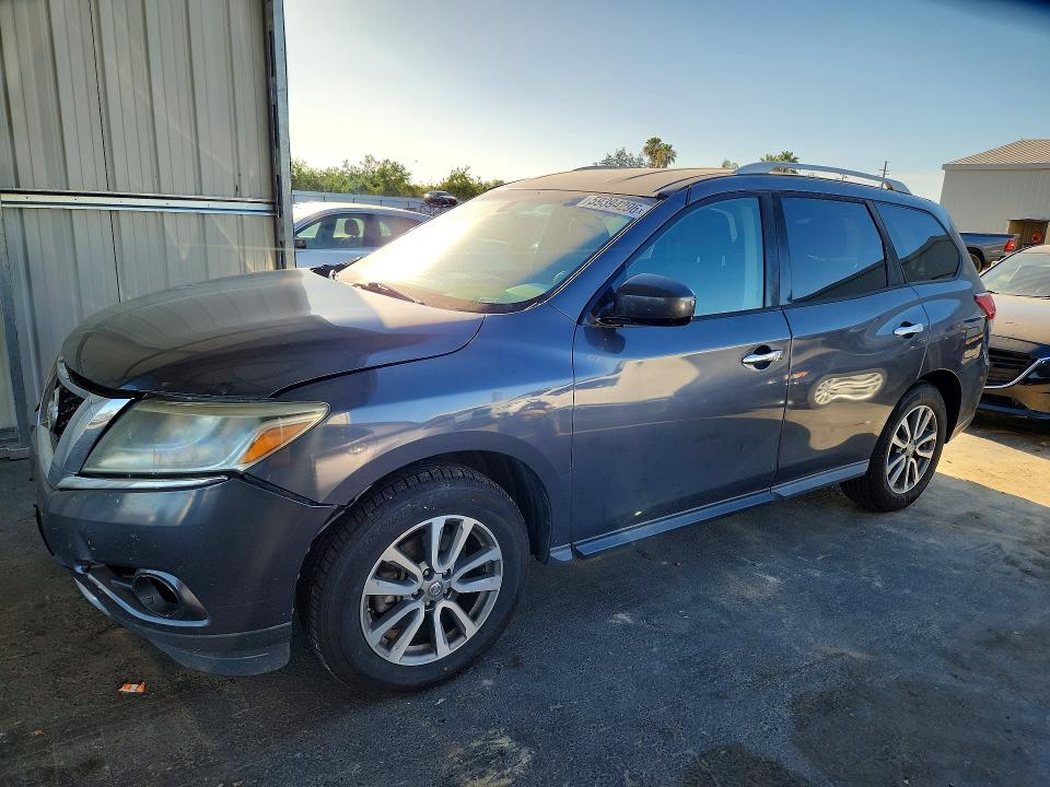 2013 Nissan Pathfinder VIN 5N1AR2MM9DC623474 COPART salvage auction — SIDE, Ca - Salvage Certificate, sold $650 on 2026-07-23 (photo 1)