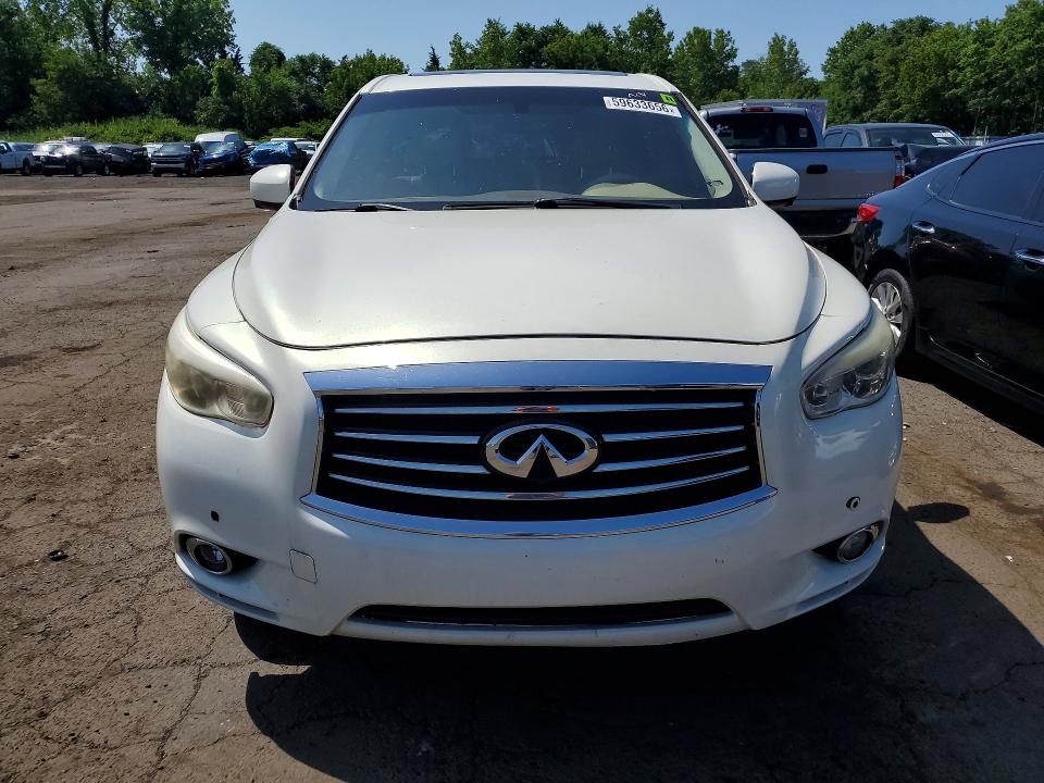 2013 Infiniti Jx VIN 5N1AL0MM0DC314076 COPART salvage auction — REAR END, Ct - Certificate Of Title (P), sold $475 on 2026-07-24 (photo 5)