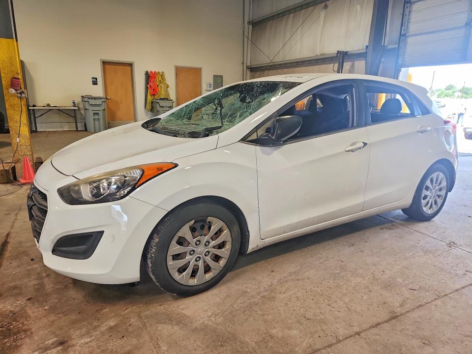 2017 Hyundai Elantra VIN KMHD35LHXHU373067 COPART salvage auction — VANDALISM, Pa - Certificate Of Salvage, sold $700 on 2026-07-20 (photo 1)