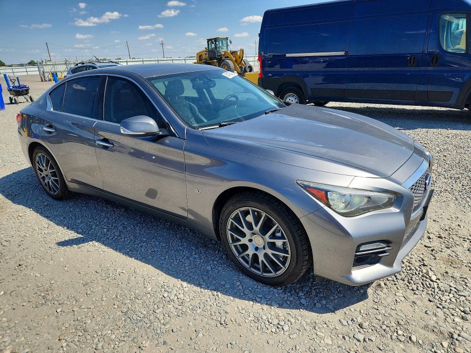 2015 Infiniti Q50 VIN JN1BV7AR5FM406862 COPART salvage auction — HAIL, Salvage Title, sold $7,000 on 2026-07-28 (photo 4)