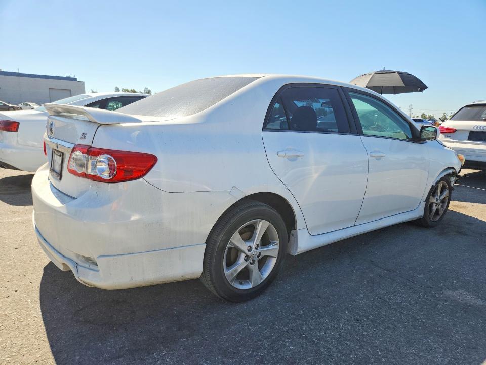 2013 Toyota Corolla VIN 5YFBU4EE0DP094059 COPART salvage auction — FRONT END, Ca - Salvage Certificate, sold $2,000 on 2026-07-16 (photo 3)