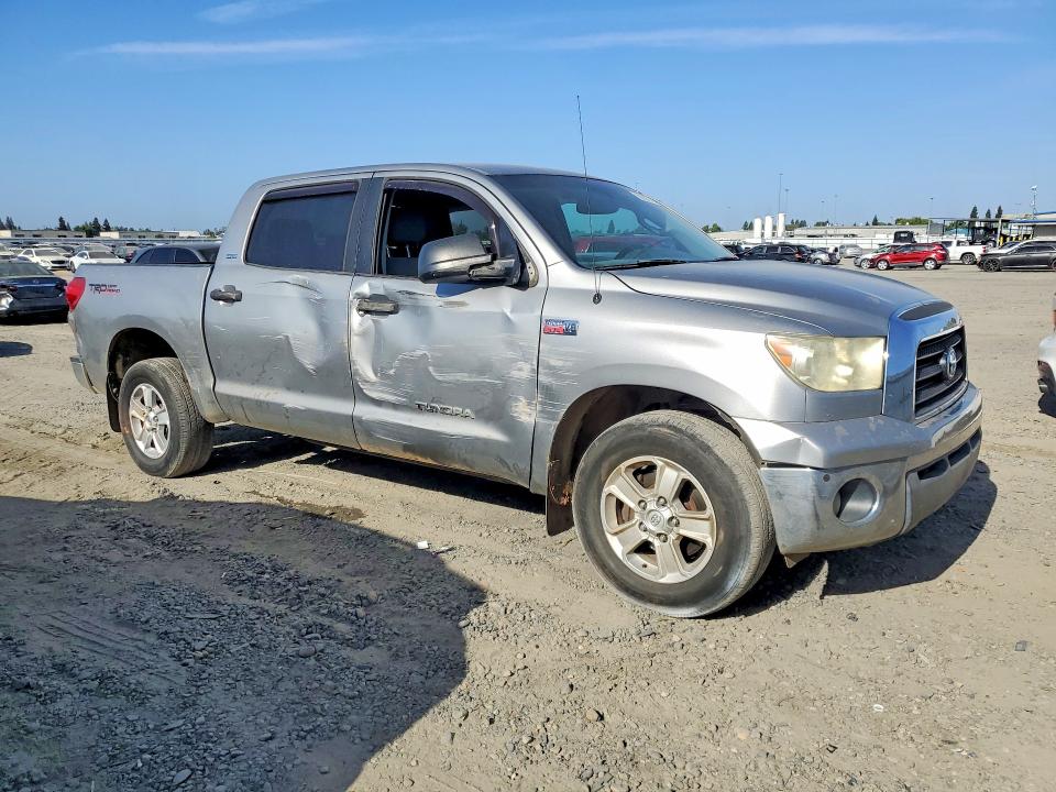2007 Toyota Tundra VIN 5TBEV54187S457484 COPART salvage auction — SIDE, CA - SALVAGE CERTIFICATE, sold $3,300 on 2026-07-09 (photo 4)