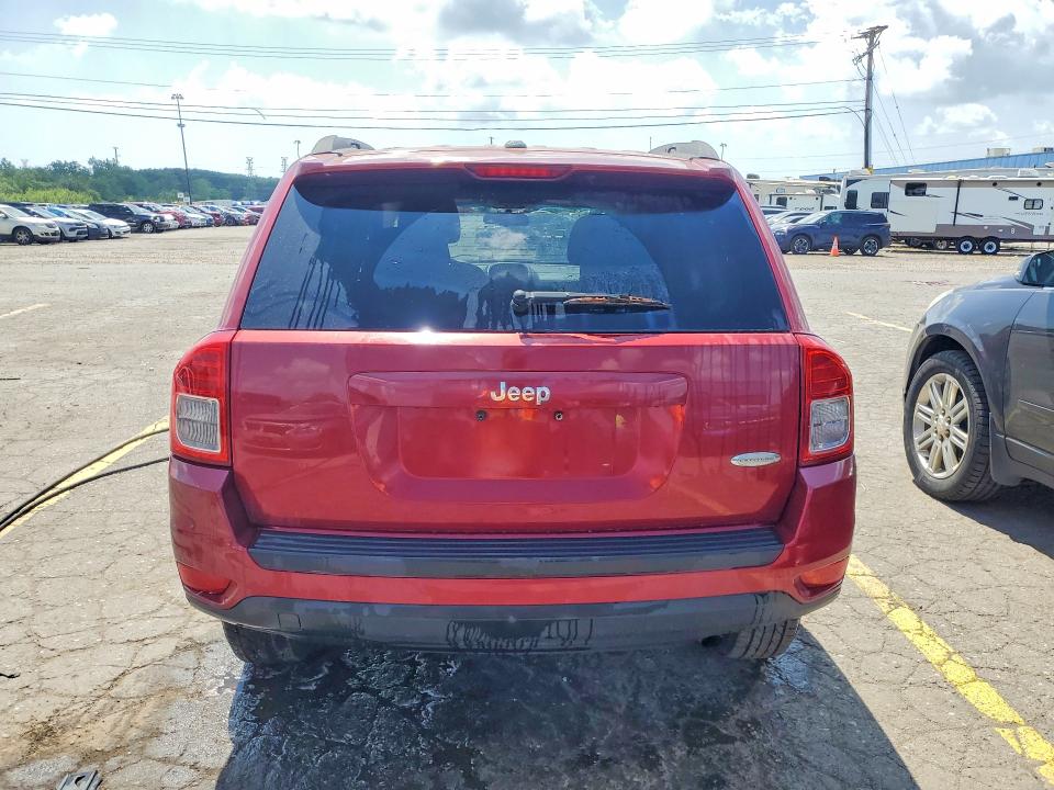 2012 Jeep Compass VIN 1C4NJCEB4CD580185 COPART salvage auction — FRONT END, Mi - Certificate Of Title, sold $375 on 2026-07-31 (photo 6)