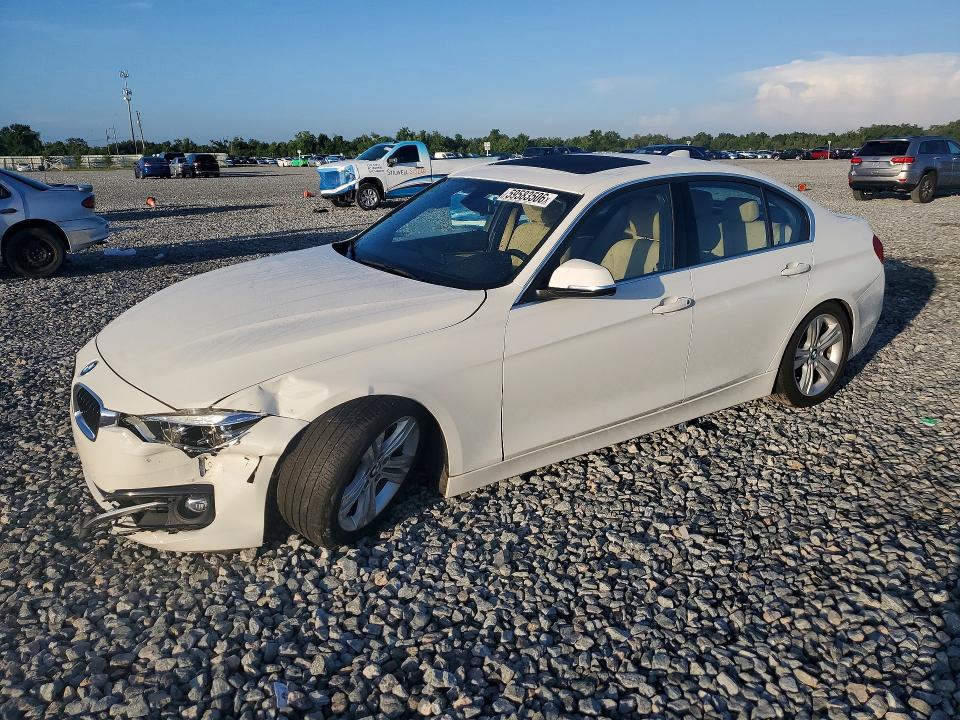 2018 BMW 3er VIN WBA8B9G51JNU98262 COPART salvage auction — FRONT END, FL - CERT OF TITLE SLVG REBUILDABLE, sold $6,500 on 2026-07-31 (photo 1)