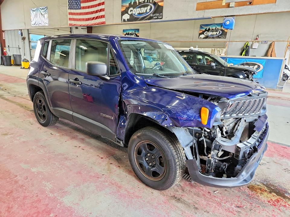 2019 Jeep Renegade VIN ZACNJBAB1KPK61324 COPART salvage auction — FRONT END, Salvage Title, sold $1,200 on 2026-07-20 (photo 4)
