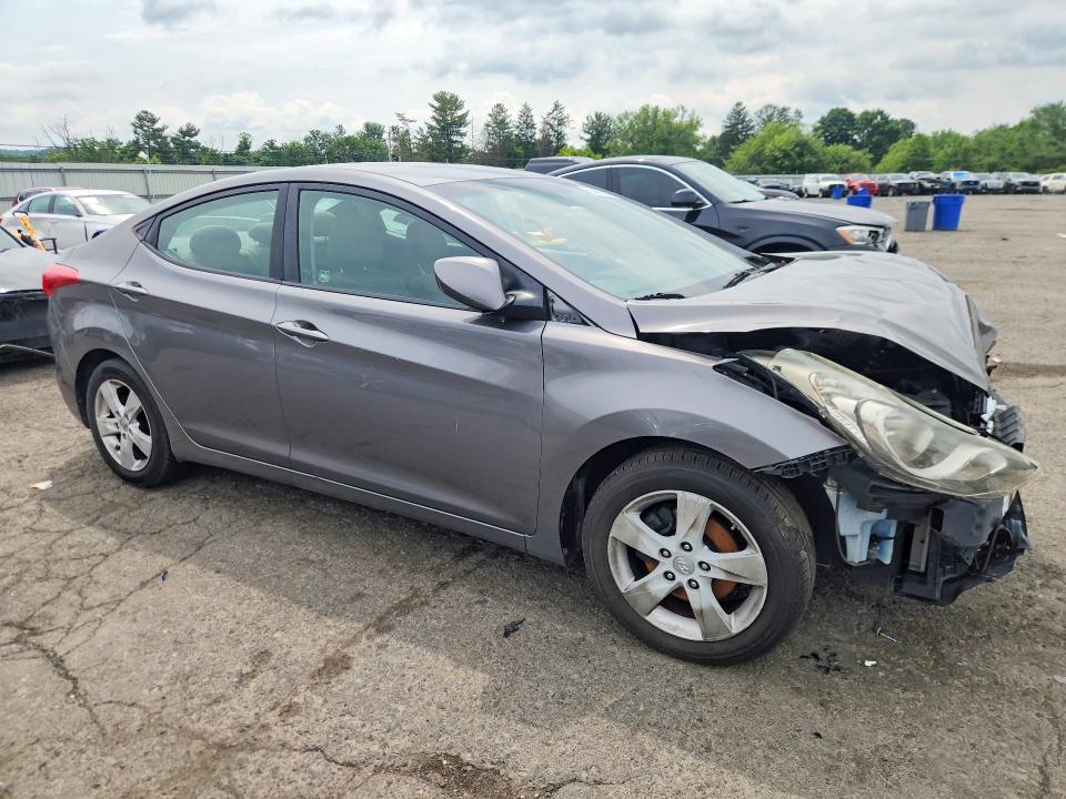 2012 Hyundai Elantra VIN 5NPDH4AE5CH093357 COPART salvage auction — FRONT END, Pa - Certificate Of Salvage, sold $675 on 2026-07-24 (photo 4)