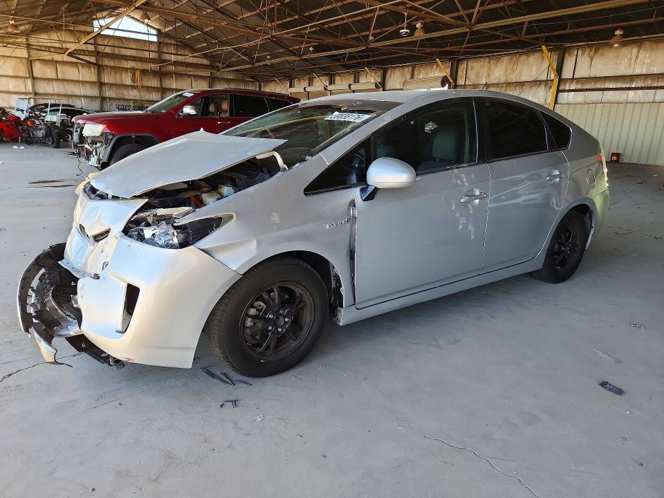 2014 Toyota Prius VIN JTDKN3DUXE0358609 COPART salvage auction — FRONT END, Az - Cert Of Title - Salvage, sold $950 on 2026-07-15 (photo 1)