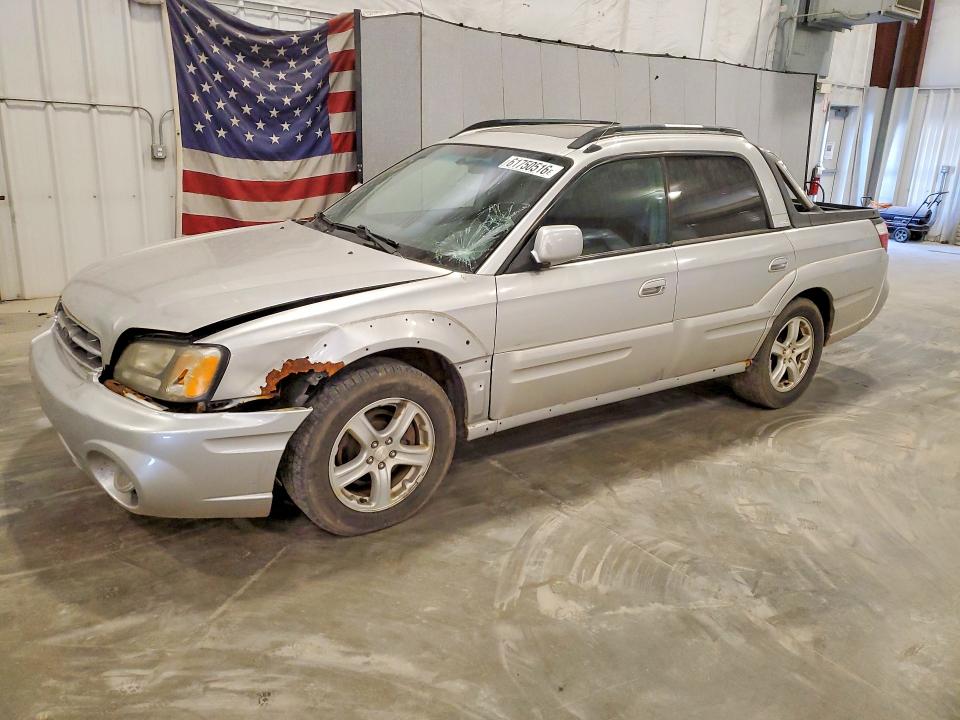 2003 Subaru Baja VIN 4S4BT61C736106955 COPART salvage auction — FRONT END, MN - CERT OF TITLE-PRIOR SALVAGE, sold $275 on 2026-07-27 (photo 1)