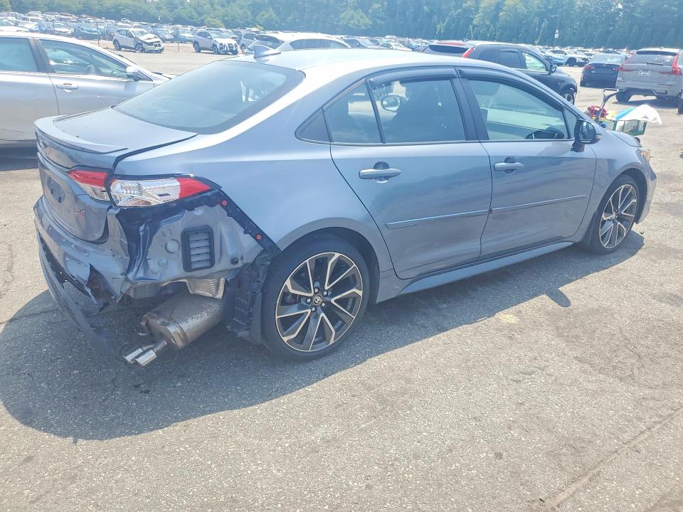 2022 Toyota Corolla VIN 5YFM4MCE7NP121481 COPART salvage auction — REAR END, Ri - Salvage Certificate Of Title, sold $4,800 on 2026-07-28 (photo 3)