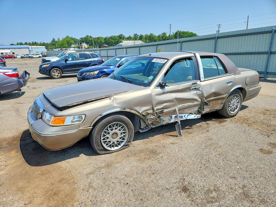 2001 Mercury Grand marquis VIN 2MEFM74W21X623613 COPART salvage auction — SIDE, Pa - Certificate Of Salvage, sold $400 on 2026-07-28 (photo 1)