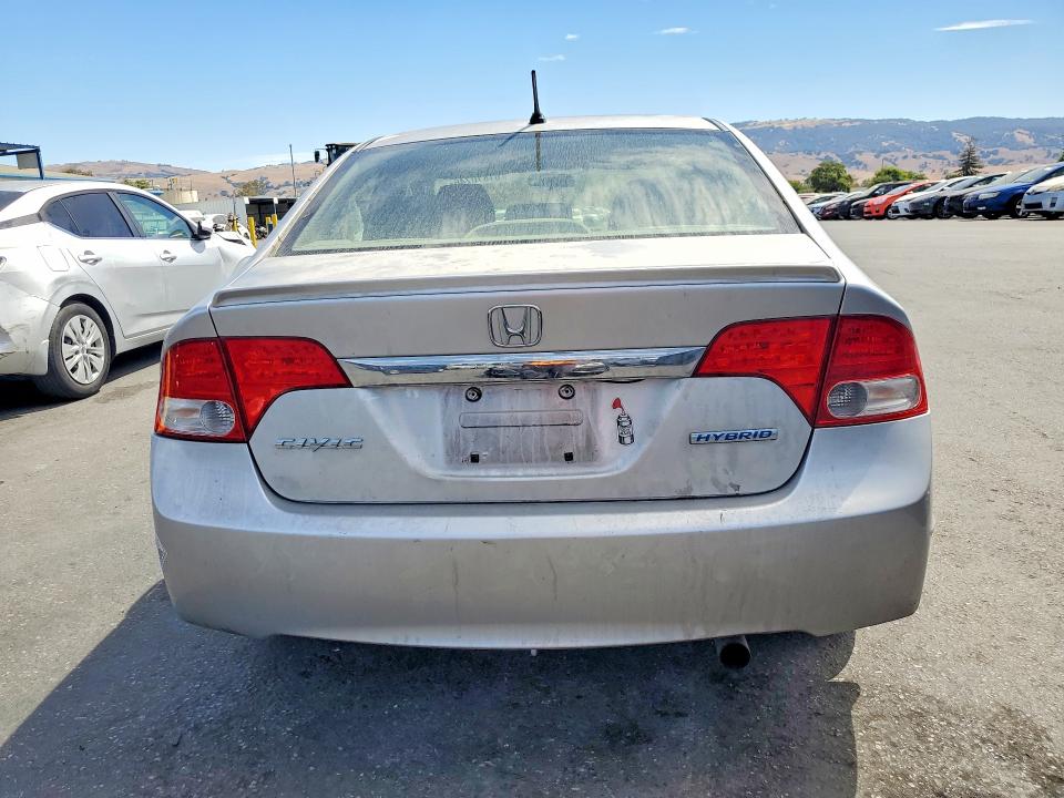 2009 Honda Civic hybrid VIN JHMFA362X9S006440 COPART salvage auction — FRONT END, CA - DIS/DLR/EXP ONLY CLEAN TITLE, sold $1,100 on 2026-07-23 (photo 6)
