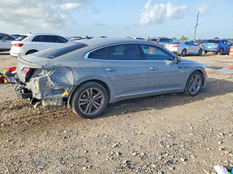 2022 Volkswagen Arteon VIN WVWSR7AN4NE010686 COPART salvage auction — REAR END, TX - SALVAGE VEHICLE TITLE (P), sold $9,700 on 2026-09-08 (photo 3)