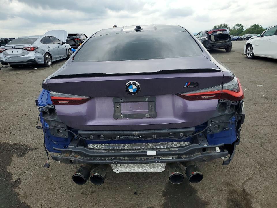2024 BMW M4 VIN WBS43AZ0XRCP62340 COPART salvage auction — SIDE, Pa - Certificate Of Salvage, sold $40,750 on 2026-07-31 (photo 6)