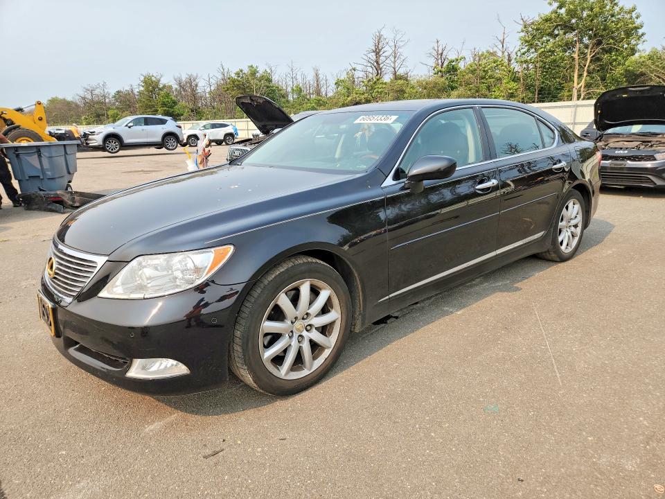 2008 Lexus Ls 460 VIN JTHGL46F885026030 COPART salvage auction — FRONT END, Ny - Mv-907A Salvage Certificate, sold $2,950 on 2026-07-22 (photo 1)