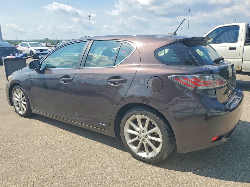 2012 Lexus Ct VIN JTHKD5BH1C2100113 COPART salvage auction — FRONT END, OH - CERT OF TITLE-SALVAGE, sold $80 on 2026-07-31 (photo 2)