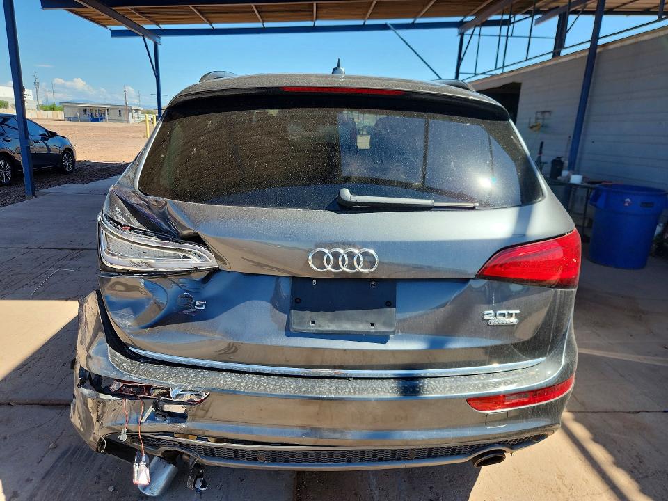 2017 Audi Q5 VIN WA1M2AFP6HA052674 COPART salvage auction — REAR END, Az - Cert Of Title - Salvage, sold $3,350 on 2026-08-04 (photo 6)
