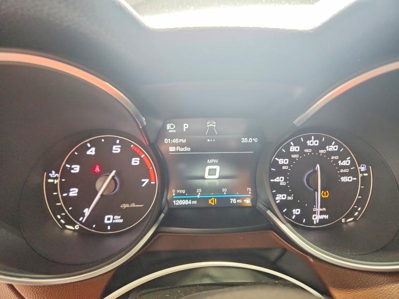 2018 Alfa romeo Stelvio VIN ZASFAKNN7J7B88474 COPART salvage auction — FRONT END, Salvage Title, sold $3,850 on 2026-08-20 (photo 9)