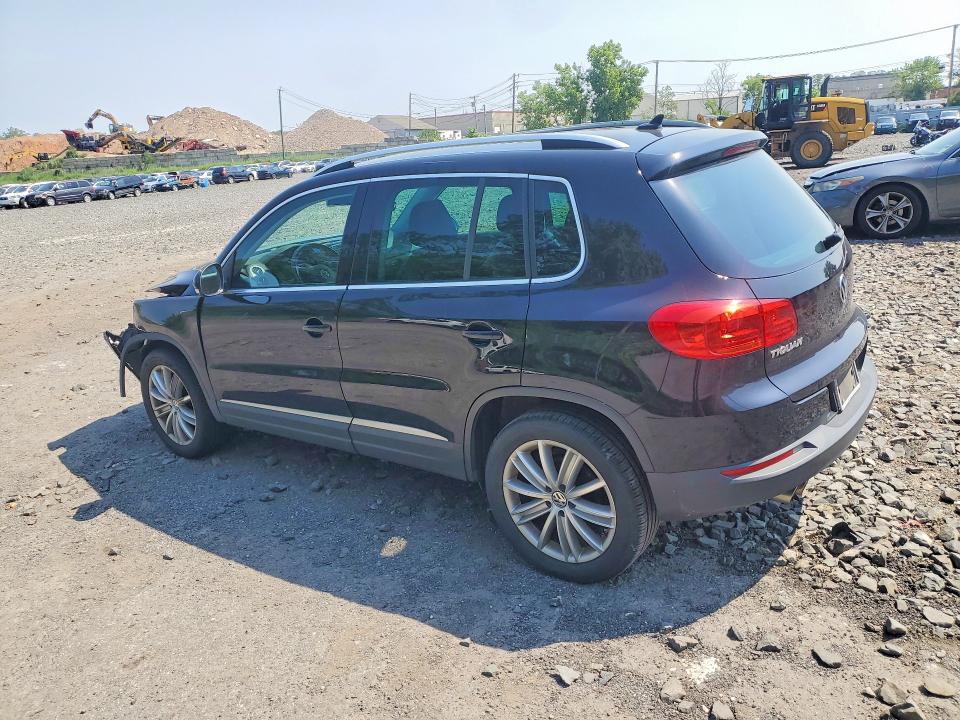 2013 Volkswagen Tiguan VIN WVGBV7AX8DW510173 COPART salvage auction — FRONT END, Ny - Mv-907A Salvage Certificate, sold $1,200 on 2026-07-16 (photo 2)