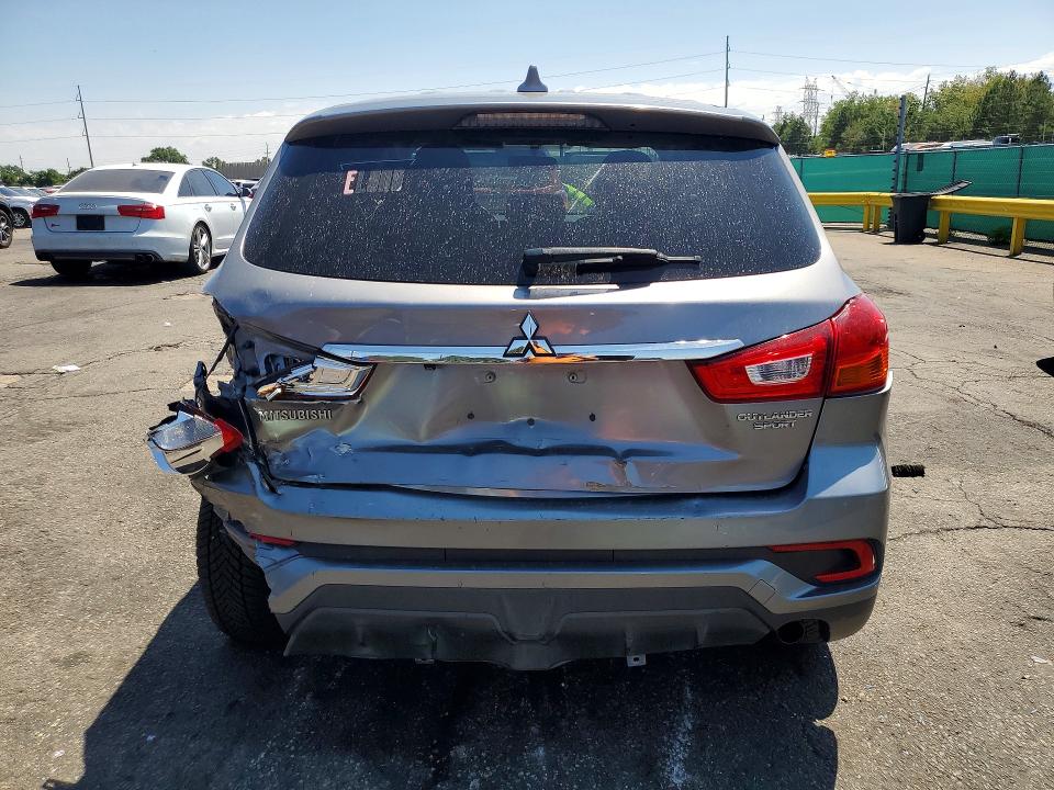 2019 Mitsubishi Outlander VIN JA4AP3AU8KU003821 COPART salvage auction — REAR END, Co - Salvage Title, sold $650 on 2026-07-28 (photo 6)