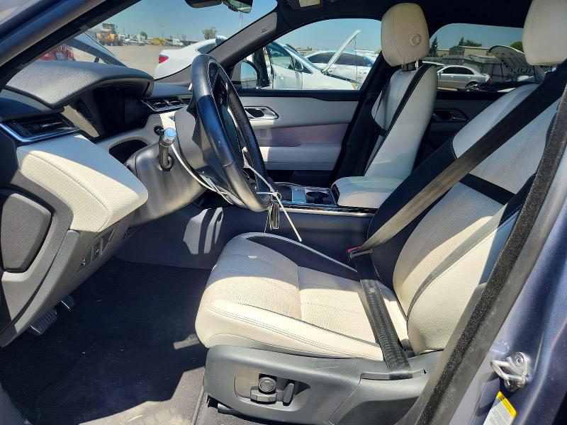 2021 Land rover Range rover velar VIN SALYT2EX0MA312761 COPART salvage auction — FRONT END, Ca - Salvage Certificate, sold $7,300 on 2026-09-04 (photo 7)