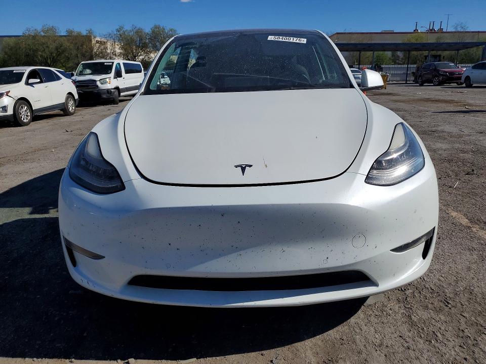 2021 Tesla Model y VIN 5YJYGDEE9MF160332 COPART salvage auction — SIDE, Nv - Salvage Title, sold $150 on 2026-07-21 (photo 5)