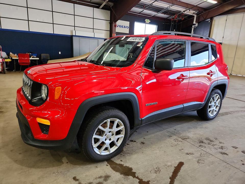 2020 Jeep Renegade VIN ZACNJBA18LPL21608 COPART salvage auction — MINOR DENT/SCRATCHES, CT - CERTIFICATE OF TITLE (P), sold $5,900 on 2026-08-04 (photo 1)