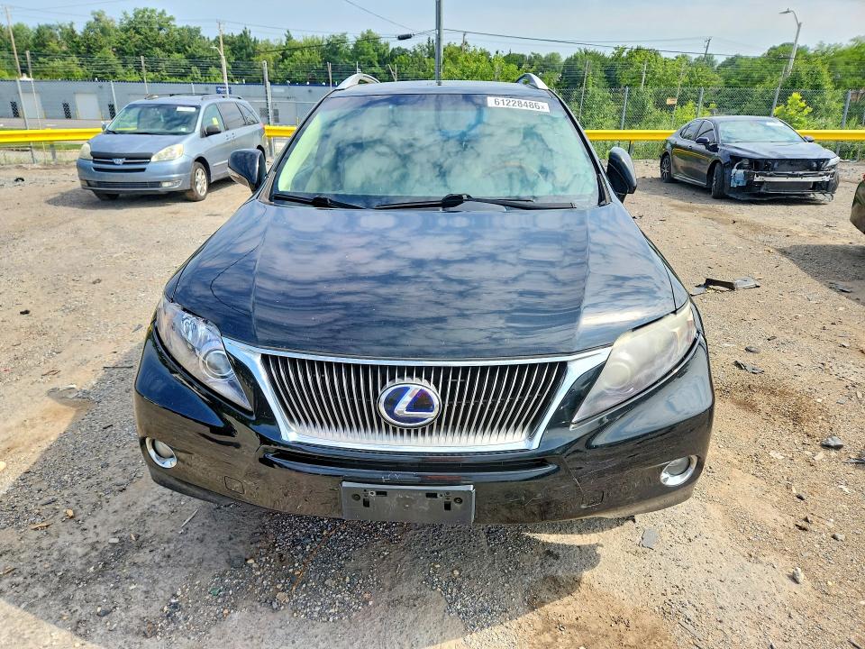 2010 Lexus Rx 450h VIN JTJBC1BA8A2010290 COPART salvage auction — FRONT END, MD - CERTIFICATE OF TITLE, sold $2,000 on 2026-07-30 (photo 5)